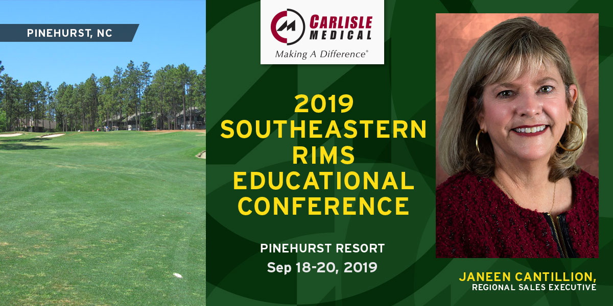 Carlisle Medical will be attending the 2019 Southeastern RIMS Educational Conference