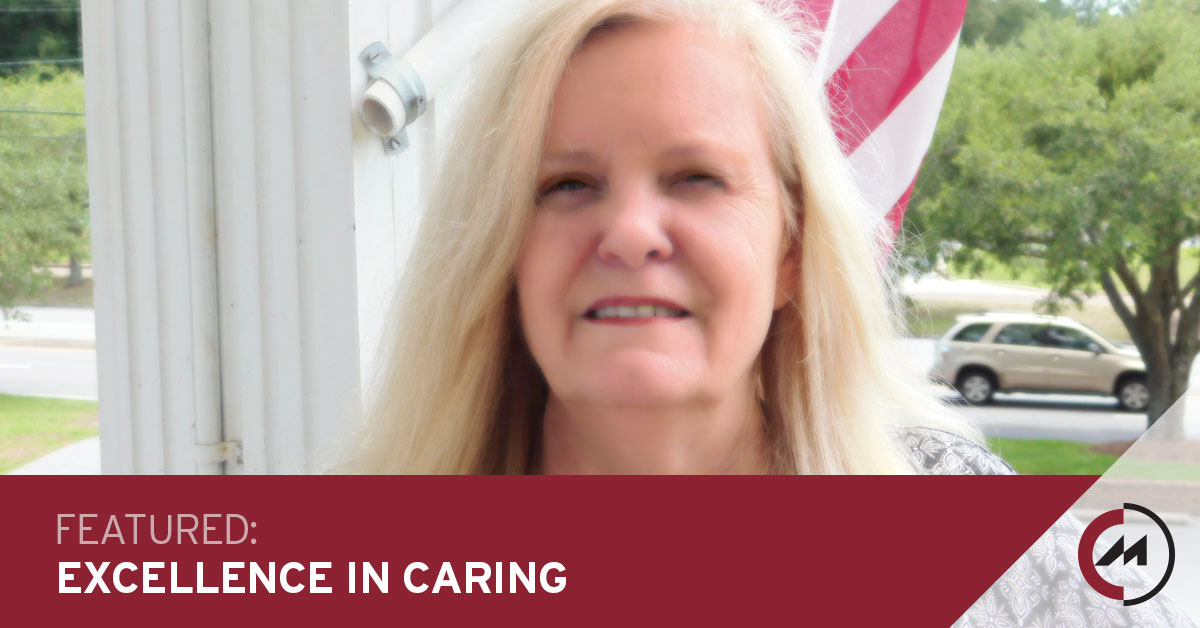 Our July Excellence In Caring Featured Winner is Julie Fields