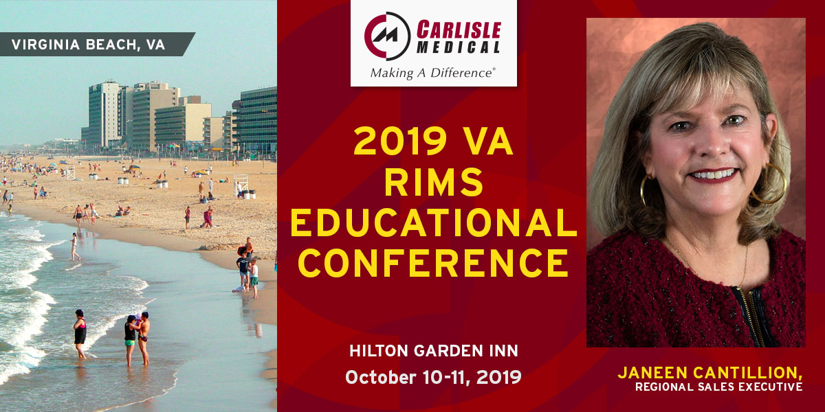 Carlisle Medical will be attending the 2019 VA RIMS Educational Conference