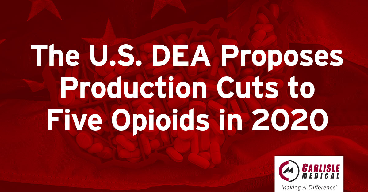 The U.S. DEA Proposes Production Cuts to Five Opioids in 2020