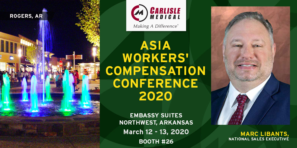 Carlisle Medical will be exhibiting at the ASIA Workers' Compensation Conference 2020