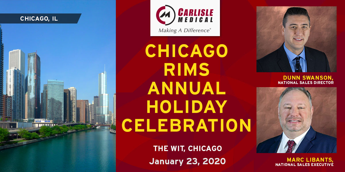 Carlisle Medical will be attending the Chicago RIMS Annual Holiday Celebration