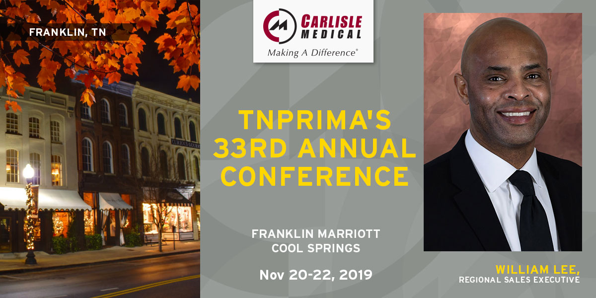 Carlisle Medical will be attending the TnPrima's 33rd Annual Conference
