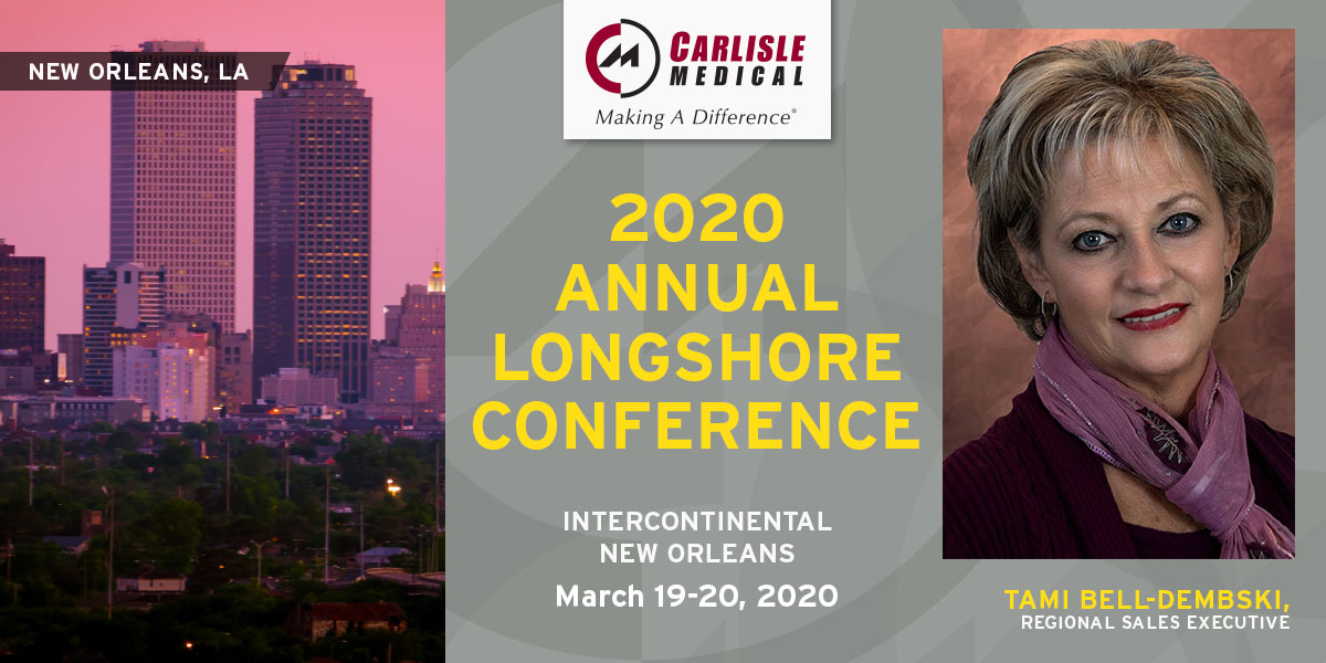 Carlisle Medical will be attending the 2020 Annual Longshore Conference