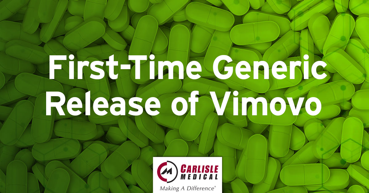 First-Time Generic Release of Vimovo