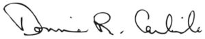 Mr. Carlisle signature