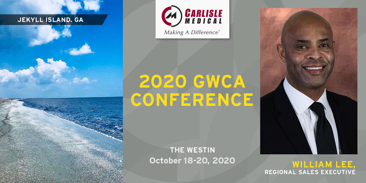 Carlisle Medical will be exhibiting at the 2020 GWCA Conference