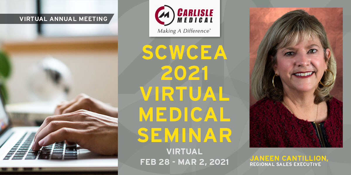 Carlisle Medical will be attending the SCWCEA 2021 Virtual Medical Seminar