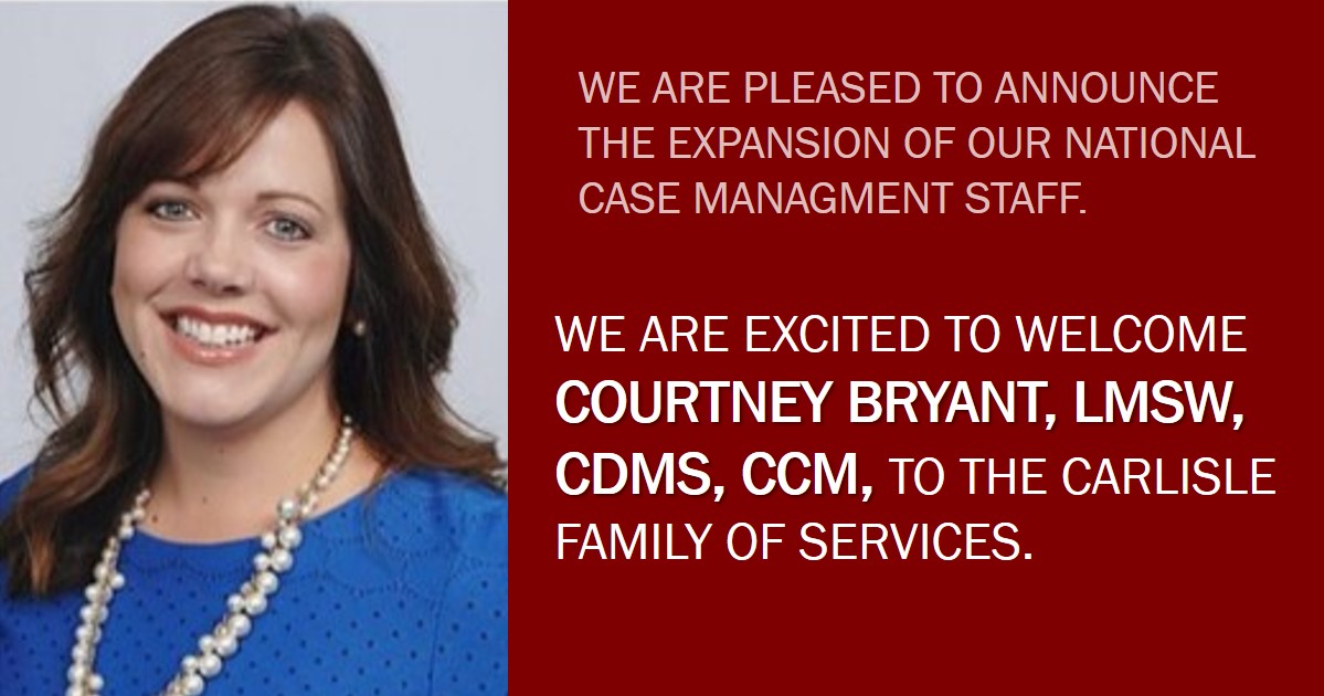 We are Proud to Welcome Courtney Bryant to our Case Management Staff