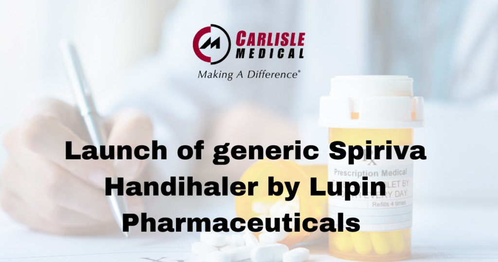 Launch of generic Spiriva Handihaler by Lupin Pharmaceuticals